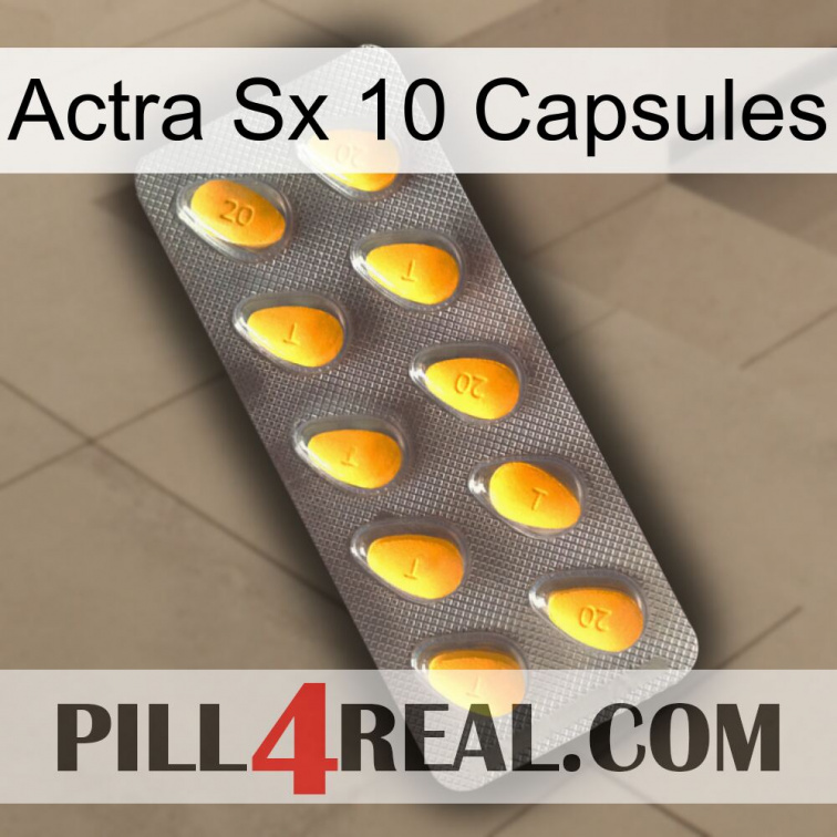 Actra Sx 10 Capsules cialis1